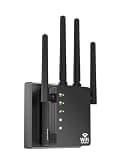 WiFi Extender Signal Booster 1200Mbps, Long Range Extender for Home and Outdoor, 12880 Sq.Ft Range, 105-Device Compatibility, Easy Setup