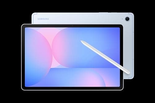 SAMSUNG Galaxy Tab S10 FE w/S-Pen (128GB, 8GB, WiFi) 10.9” 90Hz Full HD Android Tablet, Octa-core (4nm), 4K Camera, IP68 Water Resistant SM-X520 (Blue) (Renewed)
