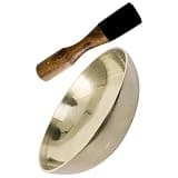 jojofuny Singing Bowl Instrument Bowl Copper with Wooden Mallet Can be Placed on Table or Shelf for Meditation and Prayer for Yoga, Chanting, and Mindfulness Practice