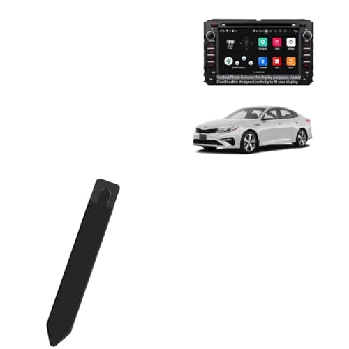 BoxWave Stylus Pouch Compatible with Kia 2020 Optima (8 in) - Stylus PortaPouch, Pen Stylii Holder Carrier Portable Self-Adhesive - Jet Black