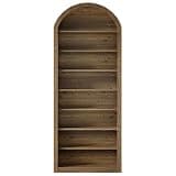 8-Tier Arch Bookcase with Wall Anchor Kit