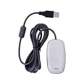 VRUIVR Receiver & Sensor For XB 360 Wireless Receiver Controller (White)