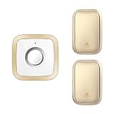ONMYJFD Smart Calling Bell with US EU UK Plug Home Doorbell 60 Songs 110DB 150M Waterproof Remote