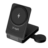 Xyst XYS-WCS31B MagStation 3-in-1 Foldable Wireless Charging Dock with 15-Watt Fast Charge