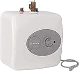 BOSCH Electric Mini-Tank Water Heater Tronic 3000 T 4-Gallon (ES4) - Eliminate Time for Hot Water - Shelf, Wall or Floor Mounted