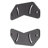 SEEXDDT 2pcs Metal Three Screen Stand Holder for Racing Game Monitor Gaming Accessories Triple Screen Mount Bracket Easy Install Three Bracket Holder for Racing Game Metal Accessory Simple Mount