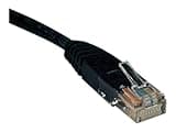 Tripp Lite Eaton Series N002-001-BK Cat5e Ethernet Patch Cable 1 ft, 350MHz, Gigabit RJ45 M/M, Molded Stranded UTP, PoE Black Network Cord, Cloud Care Pre-Configured Bundle Eligible (1 Pack)