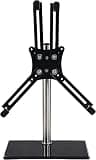 TV Bracket, Table Top TV Stand,Full Motion TV Stand Mount with Left and Right 360° Rotation,Tabletop TV Base Fits 15-27 Inch LED Screen Display,for No Hole Display TV Mount TV Stand