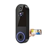 Nexfluxio 1665P Video Doorbell Camera Wireless, AI Human Detection, Two-Way Audio, Cloud Storage, Battery Powered, Wi-Fi 2.4Ghz WiFi, 3K,Night Vision