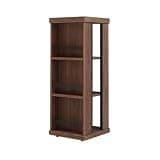WANGHAI2024M Bookcases Multifaceted Storage Mobile Vintage Bookshelf Wooden Freestanding Magazine Display Rack