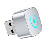 Yurnlv 2026 Wireless CarPlay Android Auto Adapter, 2-in-1 Wireless CarPaly Dongle, Fast Auto-Connect, Vented Cooling, Plug and Play for OEM Factory Wired CarPlay Vehicles
