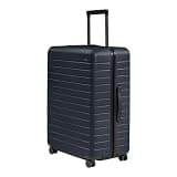 Away Large Checked Luggage - 29-Inch Lightweight Hardside Suitcase with Four WhisperGlide 360° Spinner Wheels, Interior Compression System, TSA-Accepted Lock - Navy Blue