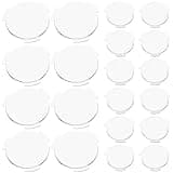 KHBUAB 30pcs Vr Lens Accessories with 25mm Diameter and 45mm Focal Length, Biconvex PC Plastic Lenses Featuring Ergonomic Design and Light for Gaming Consoles in Commercial Use