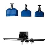 FashionCha Percussion Cowbell Drum Set Musical Instrument Mounting Clamp Lightweight Tool Suitable for School Ensemble Studio, Blue