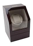 Heiden Single Watch Winder - Japanese Motor - AC Adapter Included - Can Run on Batteries - 12 Multiple Settings - Zero Magnetization Single Watch Winder (Cherry Wood)