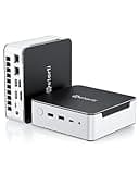 Getorli Mini PC Ryzen 7 H 255 (8C/16T, Up to 4.9GHz), 16GB DDR5 1TB PCIe 4.0 SSD Desktop Computer, Radeon 780M Graphics, Support Quad Display 4K, WiFi 6, BT 5.3, Dual 2.5G LAN, USB4 for Gaming/Office