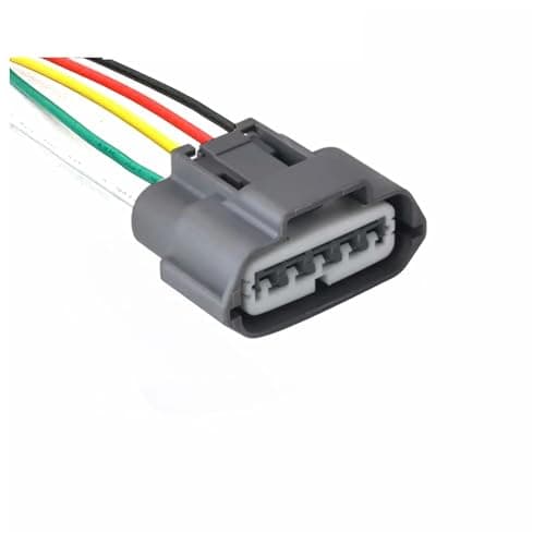 1 Set 5 Pin Car Cable Connector Plug Waterproof 6189-0848 Air Flow Sensor Pump(Orange)