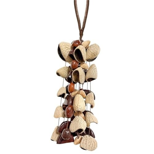 Handheld Fruit Shell Bell Sound Relaxation Outdoor Wind Chime Natural Nut