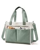 mommore Canvas Diaper Bag Tote Stylish Mommy Baby Hospital Bag