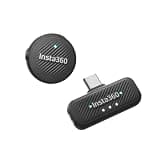 Insta360 Mic Air (1 TX + 1 RX), Noise Cancelling, 300m Range, Wireless Microphone for USB-C iPhone/Android/PC/Mac, Vlog, Streaming
