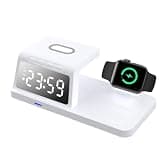 Nightstand Charging Station | Wireless Charger Desktop Clock