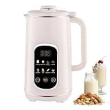 Automatic Nut Milk Machine with 12-Hour Smart Timer & 8 Functions, Low-noise Operation, 12-Blade Blender, for Almond/Oat/Coconut/Soy