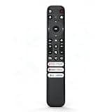 RC813 Remote Control Compatible with TCL Google TV LED QLED 4K UHD Smart TVs Replacement S4 S5 Q6 QM7 Series, 40ft Range, Netflix Shortcut Large Button Design