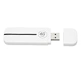 Zunate 4G USB WiFi Modem Plug and Play, High Speed Mini Pocket Hotspot Router for Car Outdoor Use, Share Internet for Up to 10 Devices, White