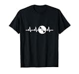 DJ Heartbeat Electronic Music Vinyl Turntable Disc Jockey T-Shirt