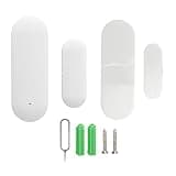 ECHTNATAV Door Sensor, App Control WiFi Window Open Detector Wireless Home Security Easy Operation for Dormitories, Offices, Garages