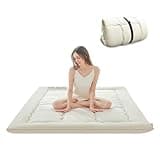 Japanese Floor Mattress Futon Mattress,3" Foldable Tatami Sleeping Pad for Adults & Kids,100% High Density Foam Comfortable Mattress Twin Size 39"x 80",Ideal for Comfort and Support,Beige