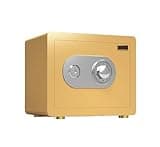 fireproof safe Password Safe Fireproof Waterproof Home Safe Security Lock Box Perfect for Home Office Hotel Bedroom(Gold)
