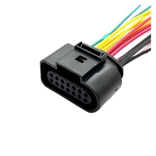 MKKJDZSWD 1 Set 14 Pin 1.5mm Series Car Gearbox Connector Wiring Harness 6X0973717 Car Hernia Headlight 6X0973817(MULTI,5 Sets)