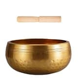 Tibetan Singing Bowls Meditation Sound Bowl Singing Yoga Chanting For Chakra Healing Mindfulness Stress Relief(Color 1)