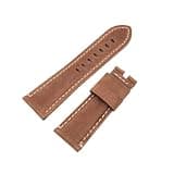 HMFang Crocodile Pattern Genuine Watchband Compatible With Panerai Strap PAM441 Bracelet Butterfly Buckle 24mm 26mm