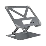 AHXIPHWSG Portable Laptop Bracket Multifunctional Heightening Shelf Support Bracket Fast Heat Dissipation Base Foldable Tablet Stand(Gray)