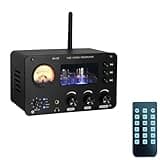 Eoweiot Lossless Audio Switching Amplifier, HiFi Power Amplifier Audio,Supports Bluetooth 5.0 / USB/TF Card/Radio Coaxial