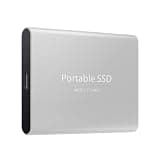 Portable SSD Mobile Storage, 1.8-Inch External Drive, USB 3.1 and Type-C, Compatible with Mac, Laptop, Desktop, TV (Silvery, 6, TB)