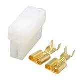 1-20kits 2 Pin Automotive Connector Wiring Harness Connector Plug with Terminal 180908-5 180907-5(Female Set,10Sets)
