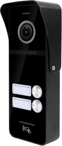 Wired Bell with Camera and Intercom,Wired Video Doorbell,1080p Video Doorbell Camera with Doorbell,2-Way Audio,PIR Motion Detection,Night Vision (229-2-B)