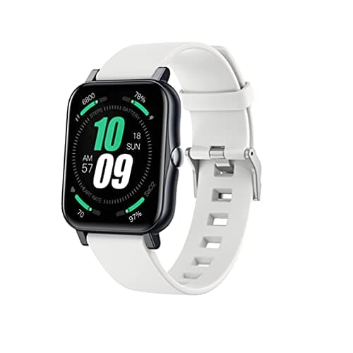 Smart Watch, 1.7" TFT LCD Screen Smartwatch Pedometer for Android and iOS Phones, Sleep Monitor IP68 Waterproof,White