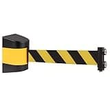 10M Magnetic Retractable Queue Barrier - Wall-Mounted Belt System with Magnetic Attraction Accessories for Efficient Crowd Control, Event Management Queue Management Solutions
