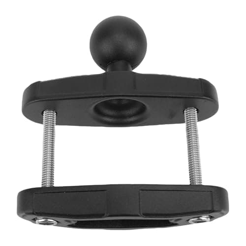 RiToEasysports Tablet Mount, Multi-Angle Adjustable Vehicle Mount with 1.5 Inch Ball Head Aluminum Alloy Base for Forklifts Tractors Trucks Industrial Equipment