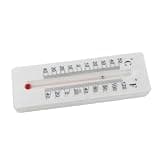 Omquot Thermometer Key Cabinet, Heavy Duty Outdoor Security Box for Home and Home, Made of ABS