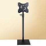 TV Stand Universal Floor TV Stand Base with Height Adjustable Mount, 360° Horizontal and Vertical Screen Rotation