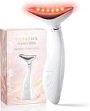 Aoyiray 3-in-1 Facial Massager for Face and Neck, Red Light Therapy for Face, Face Massager Tool with Clean, Hot & Lift Modes, Portable Face Sculpting Tool for Home & Travel, Skincare Gifts for Her