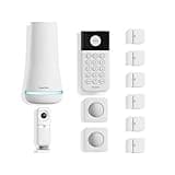 SimpliSafe 11 Piece Wireless Home Security System Gen 3 with Wireless Indoor HD Camera - Optional 24/7 Professional Monitoring - No Contract - Compatible with Alexa and Google Assistant,White