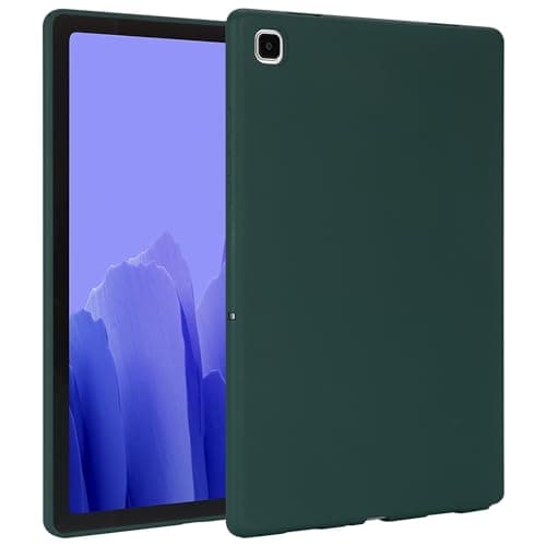 linashangmaoa Tablet Case for Samsung Galaxy Tab A7 Lite 8.7" T220/T225 2021 Soft TPU Slim Shockproof Protective Case,Slim Fit Lightweight Smart Cover Full Cover Protection(Dark Green)