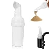 Jwthee Golf Cart Sand Bottle, Golf Club Car Divot Filler Bottle Portable Universal Top Divot Filler Seed Container, No Drilling Required