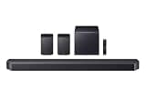Samsung Q990F 11.1.4ch Q Series Subwoofer + Rear Speaker, Wireless Dolby Atmos, Q-Symphony, Game Mode Pro, Adaptive Sound (HW-Q990F, 2025)